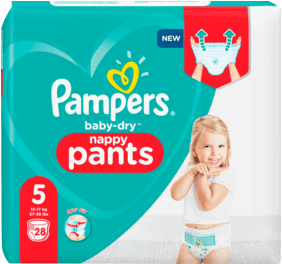Pampers - Baby-Dry Pants - Einzelpack mit 32 Windelpants - Größe 5
